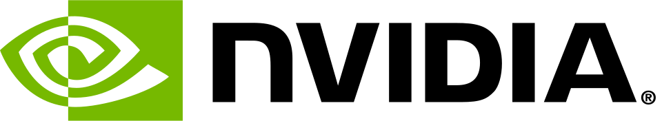 Logo de NVIDIA — líder en GPUs, CUDA e infraestructura de IA y robótica humanoide